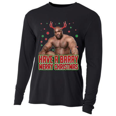 X-Mas Have A Barry Merry Christmas Cooling Performance Long Sleeve Crew