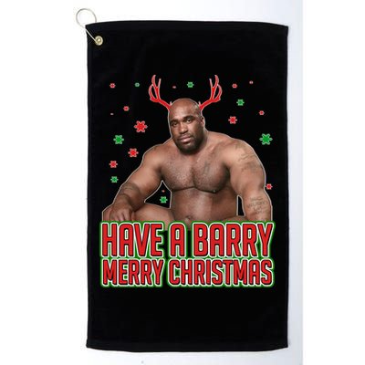 X-Mas Have A Barry Merry Christmas Golf Towel