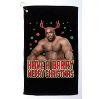 X-Mas Have A Barry Merry Christmas Golf Towel
