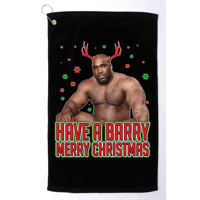 X-Mas Have A Barry Merry Christmas Golf Towel