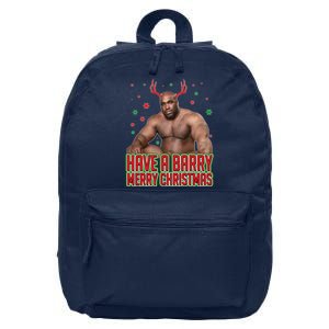 X-Mas Have A Barry Merry Christmas 16 in Basic Backpack