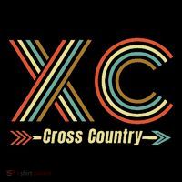 Xc A Cross Country Running Design T-Shirt