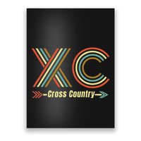 Xc A Cross Country Running Design Poster