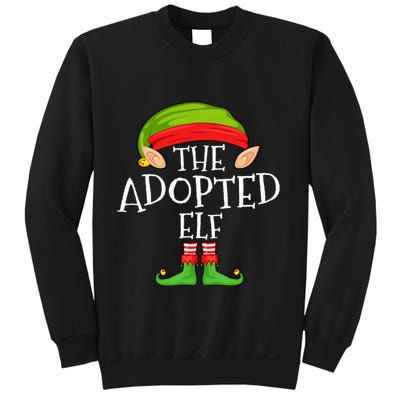 Xmas Adopted Elf Matching Christmas Family Elf Sweatshirt