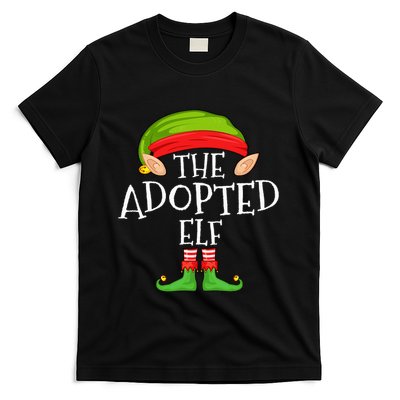 Xmas Adopted Elf Matching Christmas Family Elf T-Shirt