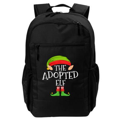 Xmas Adopted Elf Matching Christmas Family Elf Backpack