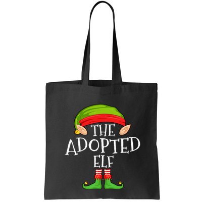 Xmas Adopted Elf Matching Christmas Family Elf Bag