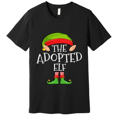 Xmas Adopted Elf Matching Christmas Family Elf Premium T-Shirt