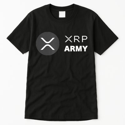 XRP Army | Ripple Crypto HODL Chainlink Ethereum Bitcoin Tall T-Shirt