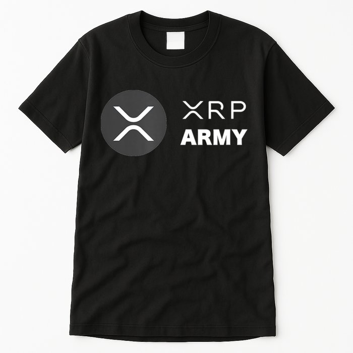 XRP Army | Ripple Crypto HODL Chainlink Ethereum Bitcoin Tall T-Shirt