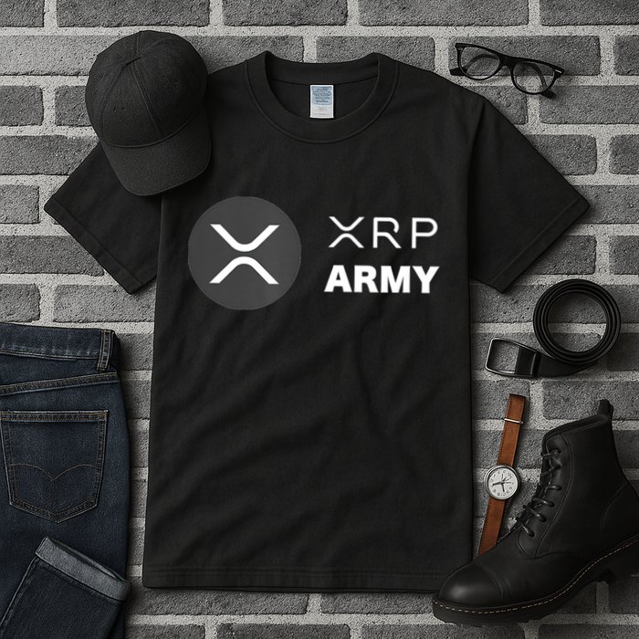 XRP Army | Ripple Crypto HODL Chainlink Ethereum Bitcoin Tall T-Shirt