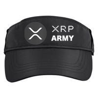 XRP Army | Ripple Crypto HODL Chainlink Ethereum Bitcoin Adult Drive Performance Visor