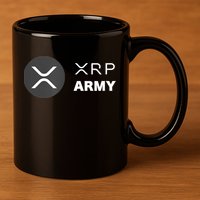 XRP Army | Ripple Crypto HODL Chainlink Ethereum Bitcoin 11oz C Handle Ceramic Mug