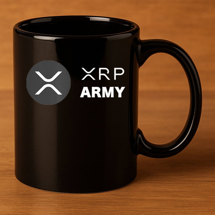 XRP Army | Ripple Crypto HODL Chainlink Ethereum Bitcoin 11oz C Handle Ceramic Mug