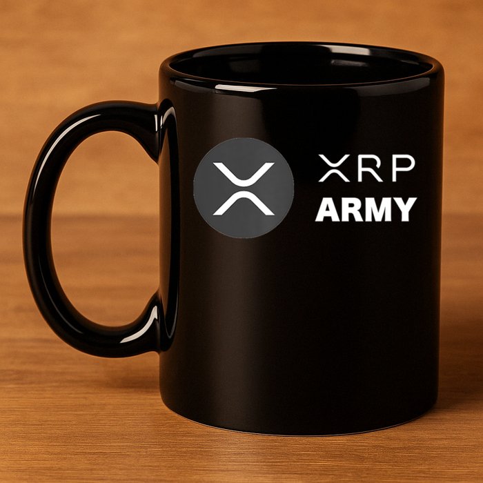 XRP Army | Ripple Crypto HODL Chainlink Ethereum Bitcoin 11oz C Handle Ceramic Mug