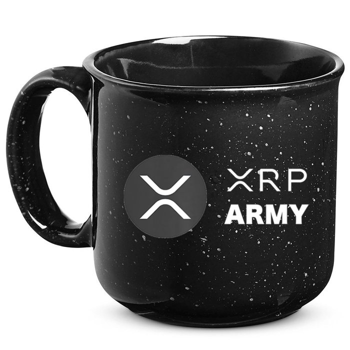 XRP Army | Ripple Crypto HODL Chainlink Ethereum Bitcoin 15oz Campfire Ceramic Mug