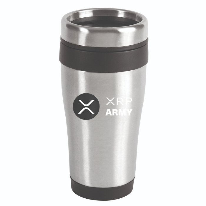 XRP Army | Ripple Crypto HODL Chainlink Ethereum Bitcoin 16oz Travel Tumbler