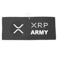 XRP Army | Ripple Crypto HODL Chainlink Ethereum Bitcoin Large Microfiber Waffle Golf Towel