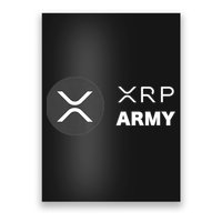 XRP Army | Ripple Crypto HODL Chainlink Ethereum Bitcoin Poster