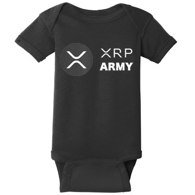 XRP Army | Ripple Crypto HODL Chainlink Ethereum Bitcoin Baby Bodysuit