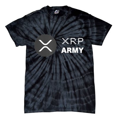 XRP Army | Ripple Crypto HODL Chainlink Ethereum Bitcoin Tie-Dye T-Shirt