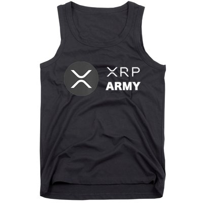 XRP Army | Ripple Crypto HODL Chainlink Ethereum Bitcoin Tank Top