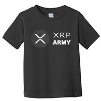 XRP Army | Ripple Crypto HODL Chainlink Ethereum Bitcoin Toddler T-Shirt