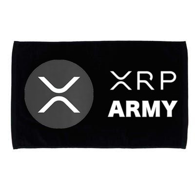 XRP Army | Ripple Crypto HODL Chainlink Ethereum Bitcoin Microfiber Hand Towel