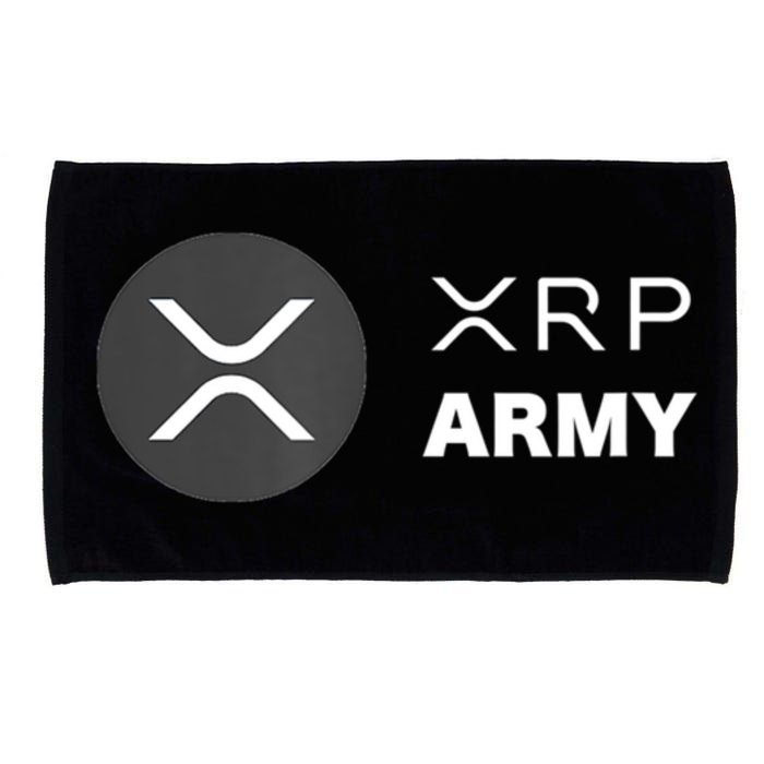 XRP Army | Ripple Crypto HODL Chainlink Ethereum Bitcoin Microfiber Hand Towel