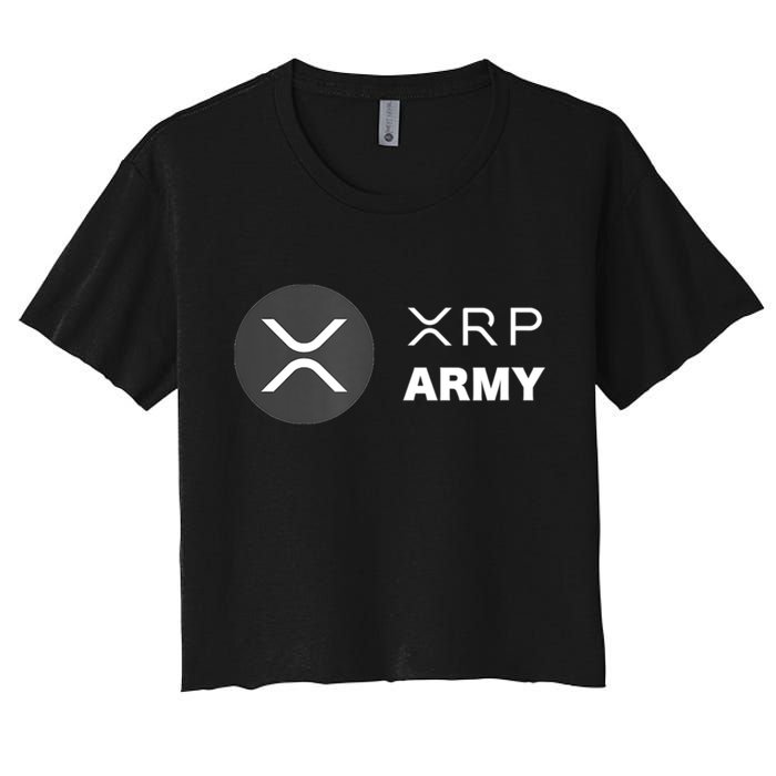 XRP Army | Ripple Crypto HODL Chainlink Ethereum Bitcoin Crop Top