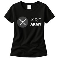 XRP Army | Ripple Crypto HODL Chainlink Ethereum Bitcoin Womens T-Shirt