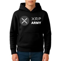 XRP Army | Ripple Crypto HODL Chainlink Ethereum Bitcoin Kids Hoodie