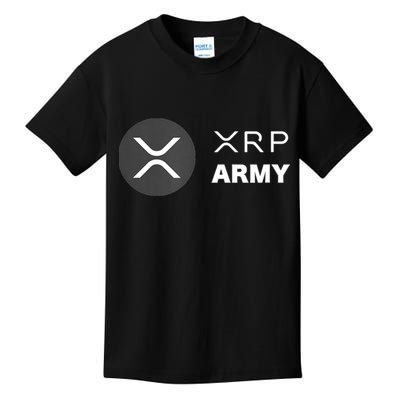 XRP Army | Ripple Crypto HODL Chainlink Ethereum Bitcoin Kids T-Shirt