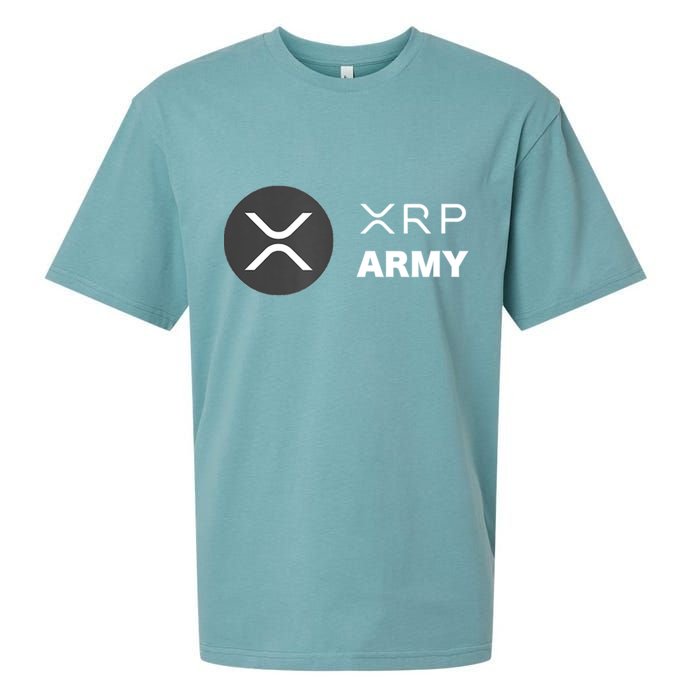 XRP Army | Ripple Crypto HODL Chainlink Ethereum Bitcoin Sueded Cloud Jersey T-Shirt