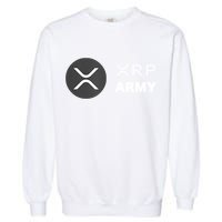 XRP Army | Ripple Crypto HODL Chainlink Ethereum Bitcoin Garment-Dyed Sweatshirt