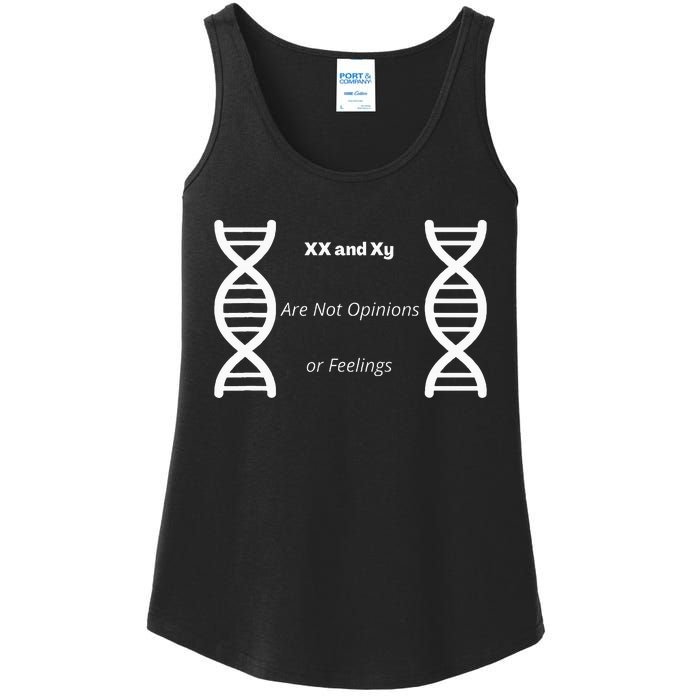 Xx And Xy Not Opinions Or Feelings Ladies Essential Tank