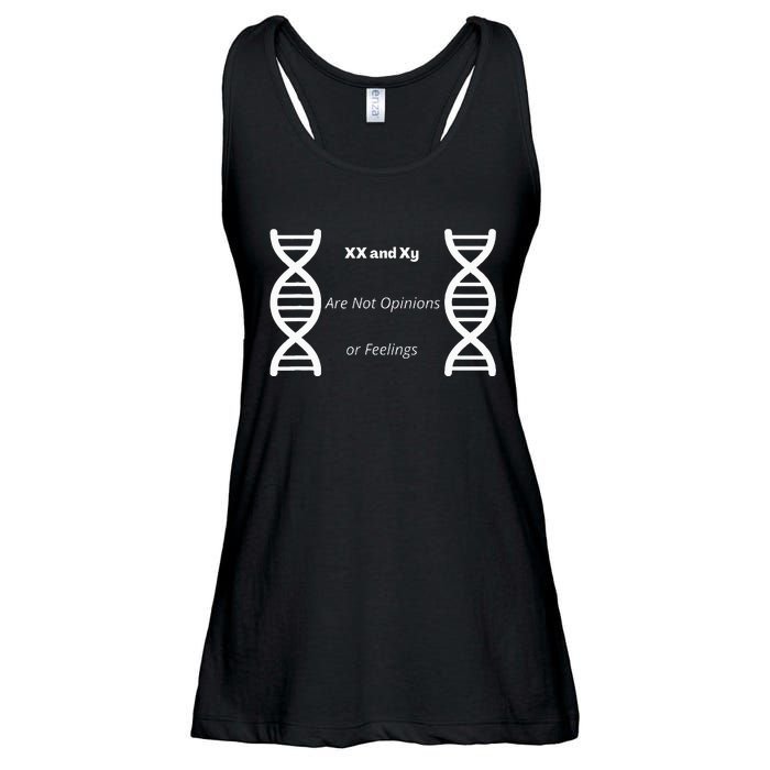 Xx And Xy Not Opinions Or Feelings Ladies Essential Flowy Tank