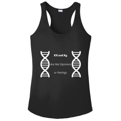 Xx And Xy Not Opinions Or Feelings Ladies PosiCharge Competitor Racerback Tank