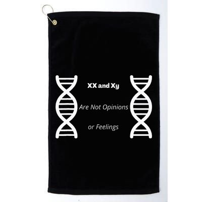 Xx And Xy Not Opinions Or Feelings Golf Towel