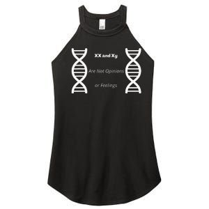 Xx And Xy Not Opinions Or Feelings Women's Perfect Tri Rocker Tank