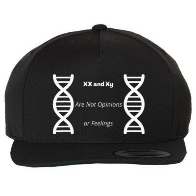 Xx And Xy Not Opinions Or Feelings Wool Snapback Cap