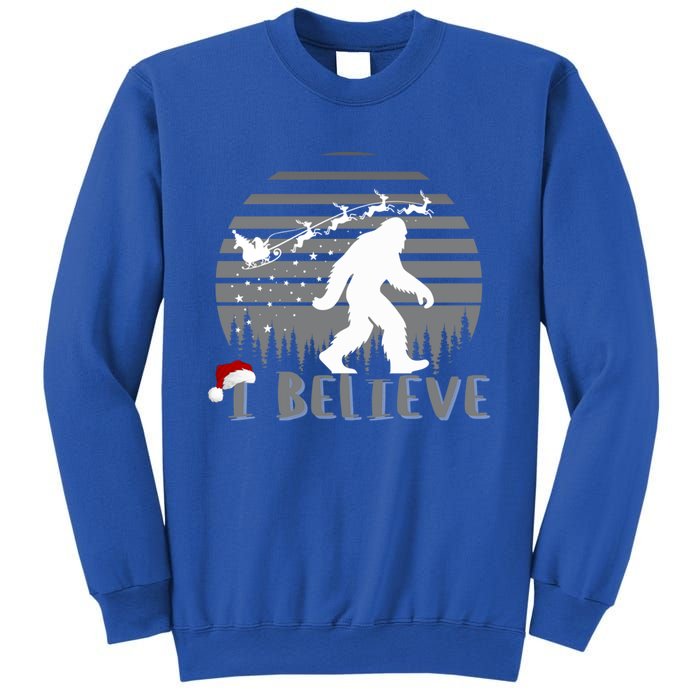 Xmas Bigfoot Christmas I Believes Sasquatch Funny Christmas Great Gift Sweatshirt