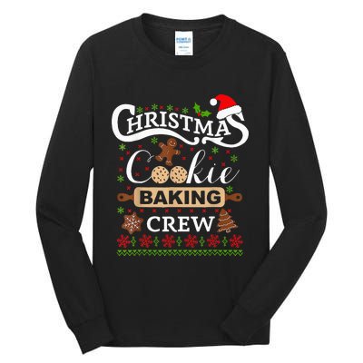 Xmas Baking Crew Gifts Cookie Exchange Team Tall Long Sleeve T-Shirt