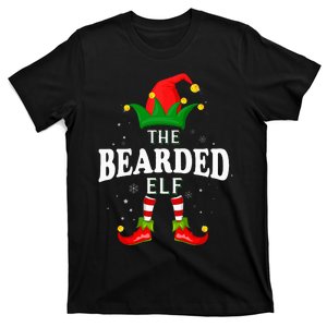 Xmas Bearded Elf Family Matching Christmas Pajama T-Shirt