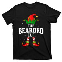 Xmas Bearded Elf Family Matching Christmas Pajama T-Shirt