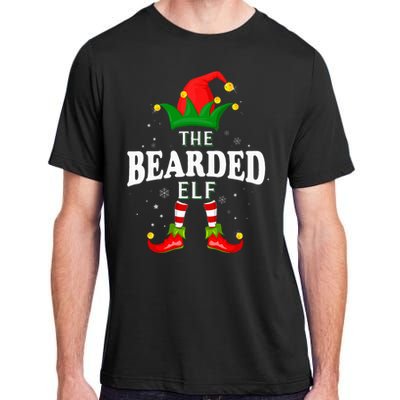 Xmas Bearded Elf Family Matching Christmas Pajama Adult ChromaSoft Performance T-Shirt