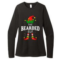 Xmas Bearded Elf Family Matching Christmas Pajama Womens CVC Long Sleeve Shirt