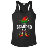 Xmas Bearded Elf Family Matching Christmas Pajama Ladies PosiCharge Competitor Racerback Tank