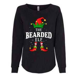 Xmas Bearded Elf Family Matching Christmas Pajama Womens California Wash Sweatshirt