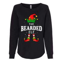 Xmas Bearded Elf Family Matching Christmas Pajama Womens California Wash Sweatshirt